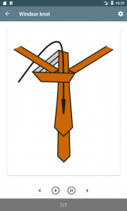 اسکرین شات برنامه Encyclopedia of Tie Knots 3