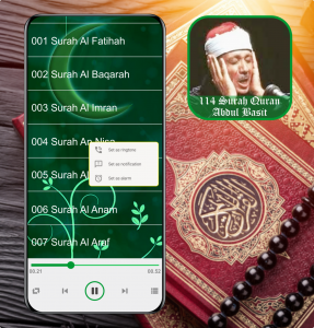 اسکرین شات برنامه Abdul Basit Surah Quran Mp3 1