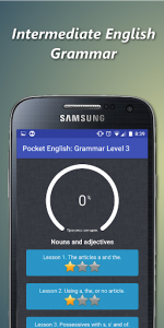 اسکرین شات برنامه English grammar offline app 1
