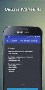 اسکرین شات برنامه English grammar offline app 2