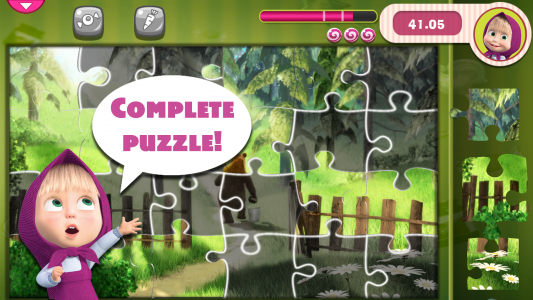 اسکرین شات بازی Masha and the Bear: Puzzles 2