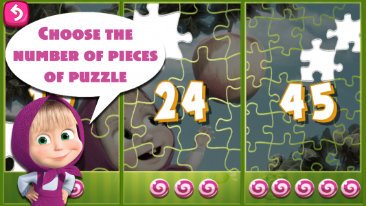 اسکرین شات بازی Masha and the Bear: Puzzles 3