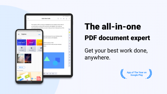 اسکرین شات برنامه PDF Reader: Edit & Convert PDF 1