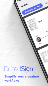 اسکرین شات برنامه DottedSign - eSign & Fill Docs 1