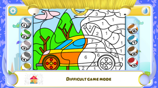 اسکرین شات بازی Color by Numbers - Cars 4