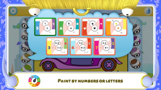 اسکرین شات بازی Color by Numbers - Cars 7