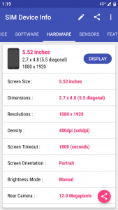 اسکرین شات برنامه SIM Device Info 6