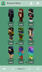اسکرین شات برنامه Skins for Minecraft PE 1