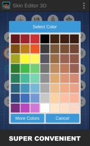 اسکرین شات 6 برنامه Skin Editor 3D for Minecraft