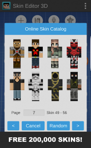 اسکرین شات برنامه Skin Editor 3D for Minecraft 2