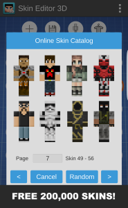 اسکرین شات 2 برنامه Skin Editor 3D for Minecraft