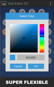 اسکرین شات 4 برنامه Skin Editor 3D for Minecraft