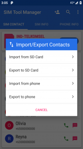 اسکرین شات برنامه SIM Tool Manager 4