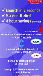 اسکرین شات برنامه Smart One Swipe Launcher - Quick Arc Launcher 2 3