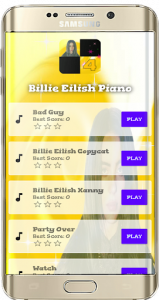 اسکرین شات بازی Billie Eilish - Magic Piano Game 2