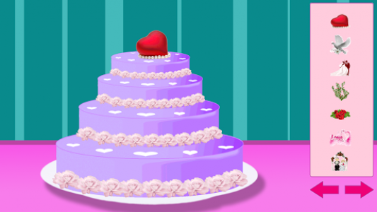 اسکرین شات بازی Wedding Cake Game - girls games 4