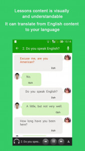 اسکرین شات برنامه Daily English Conversation 3