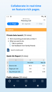 اسکرین شات برنامه Samepage: Team Collaboration 1