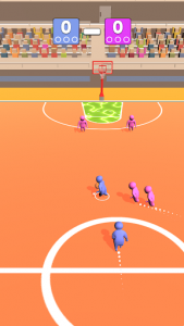اسکرین شات بازی Basket Dunk 3D 5