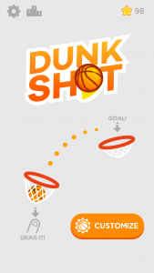اسکرین شات بازی Dunk Shot 1