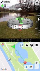 اسکرین شات برنامه AR GPS Compass Map 3D 5