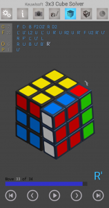 اسکرین شات بازی 3x3 Cube Solver 1