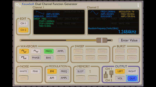 اسکرین شات برنامه Function Generator 2
