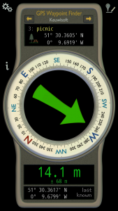 اسکرین شات برنامه GPS Waypoint Finder 5