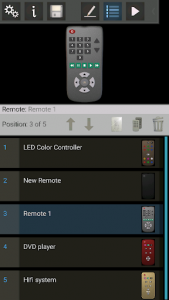 اسکرین شات برنامه IR Remote Creator 3