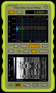 اسکرین شات برنامه Pulse Echo Sonar Meter 1