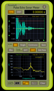 اسکرین شات برنامه Pulse Echo Sonar Meter 2