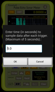 اسکرین شات برنامه Pulse Echo Sonar Meter 7