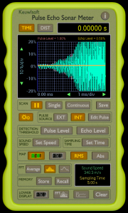 اسکرین شات برنامه Pulse Echo Sonar Meter 3