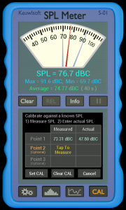 اسکرین شات برنامه SPL Meter 4