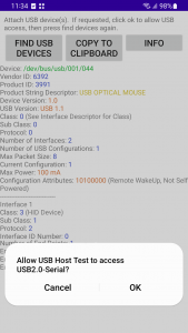 اسکرین شات برنامه USB Host Test 2