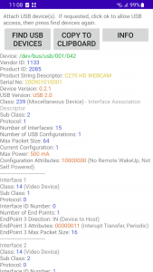 اسکرین شات برنامه USB Host Test 5