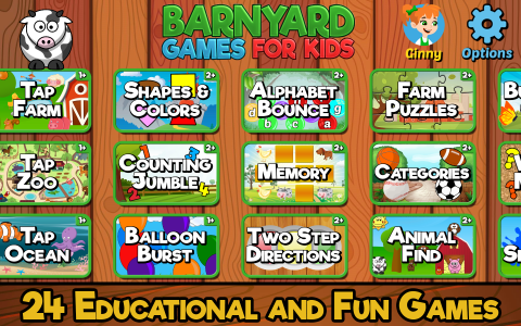 اسکرین شات بازی Barnyard Games For Kids 1