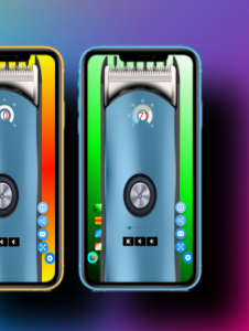 اسکرین شات 2 برنامه Virtual Hair Clipper Simulator
