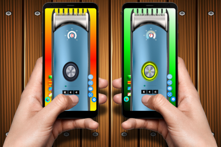 اسکرین شات 3 برنامه Virtual Hair Clipper Simulator