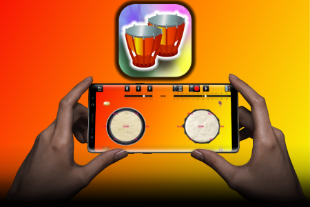 اسکرین شات 3 برنامه Play Bongos