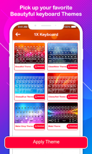 اسکرین شات برنامه 1X Keyboard - Emoji, Stickers, GIF & Free Theme 2
