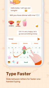 اسکرین شات برنامه Emoji Keyboard & Fonts: Zomj 3