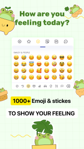 اسکرین شات برنامه Emoji Keyboard & Fonts: Zomj 1