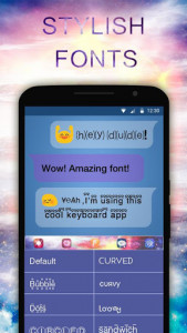 اسکرین شات برنامه Galaxy Keyboard Theme for Android 3