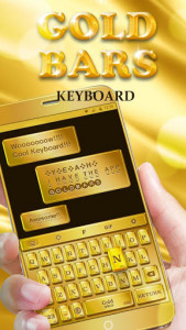 اسکرین شات برنامه Luxury Golden Keyboard Theme for Android 1