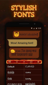 اسکرین شات برنامه Flame Phoenix Keyboard Theme for Android 3