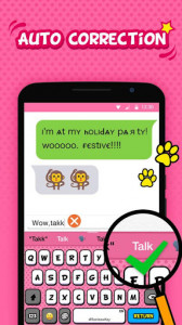 اسکرین شات برنامه Sweetie Pop Art Keyboard Theme - Emoji & Gif 5