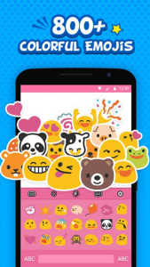 اسکرین شات برنامه Sweetie Pop Art Keyboard Theme - Emoji & Gif 2