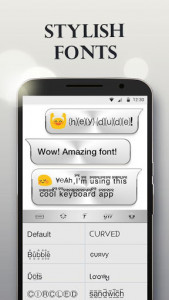 اسکرین شات برنامه Silver Keyboard - Free Emoji & Gif 3