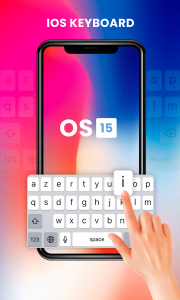 اسکرین شات برنامه Keyboard iOS 16 : iOS Keyboard 1